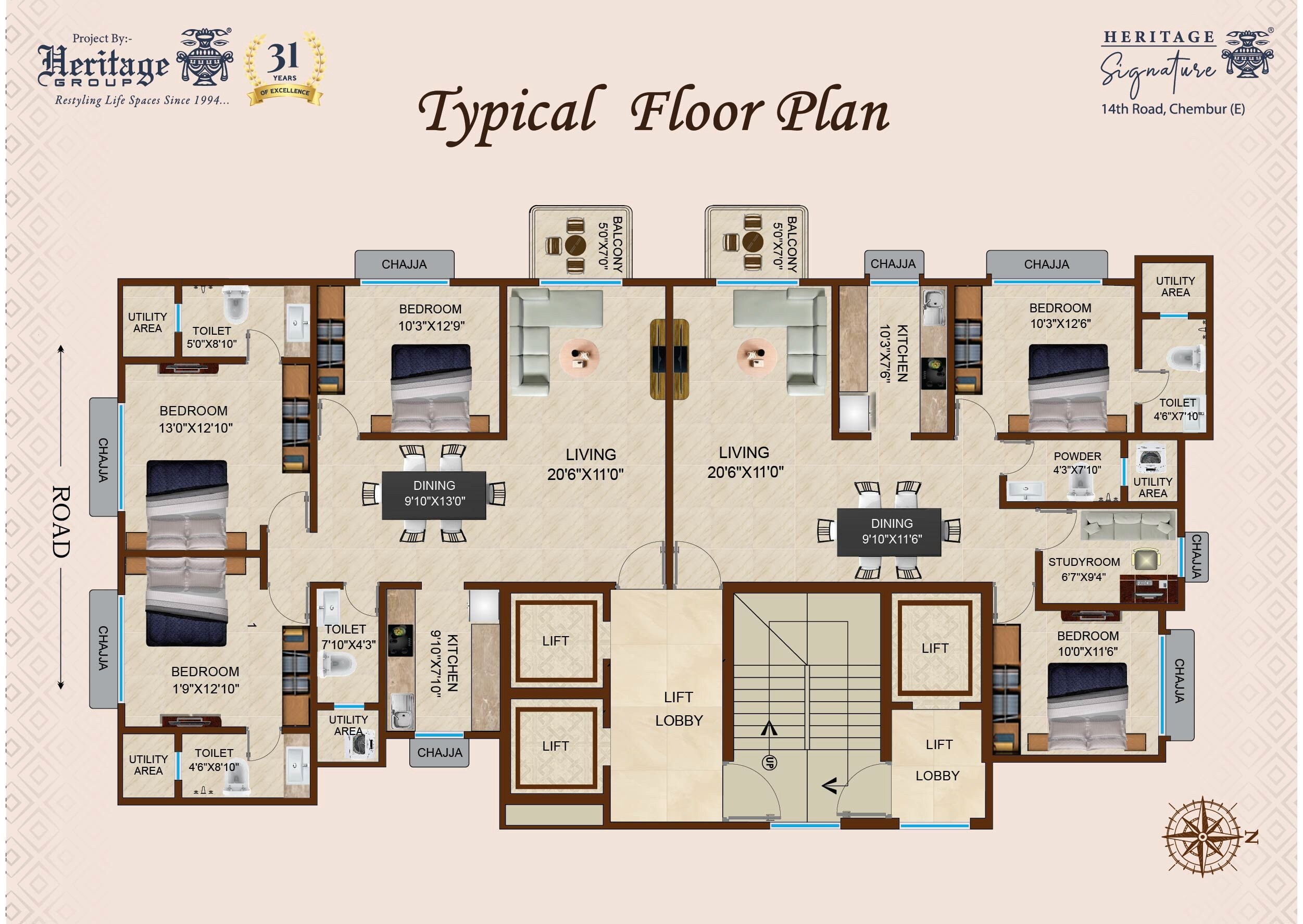Heritage Signature Floor Plans