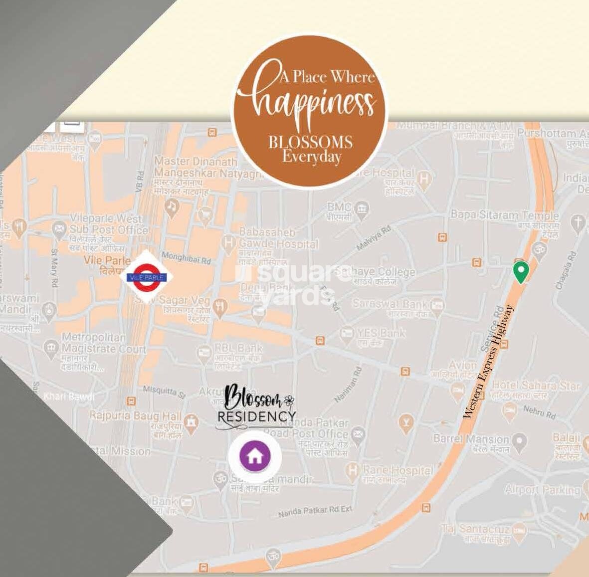 HF Blossom Residency Location Image