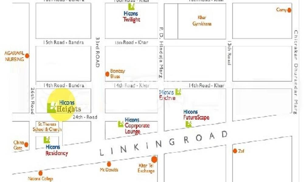 Hicons Heights Location Image