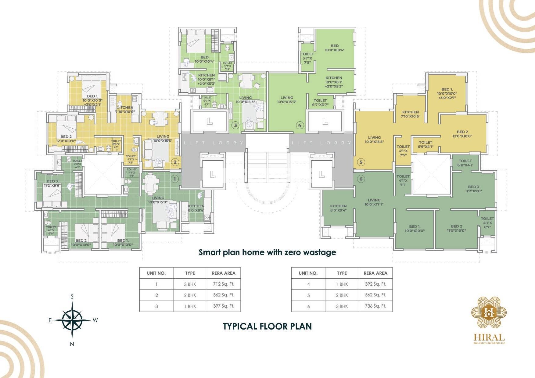HIRAL Madhuban Heights Floor Plans