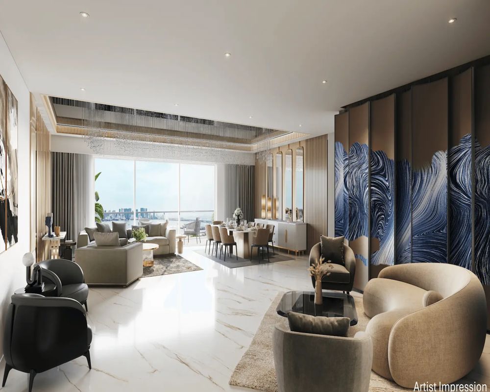 Hiranandani Bay Heights Apartment Interiors 4