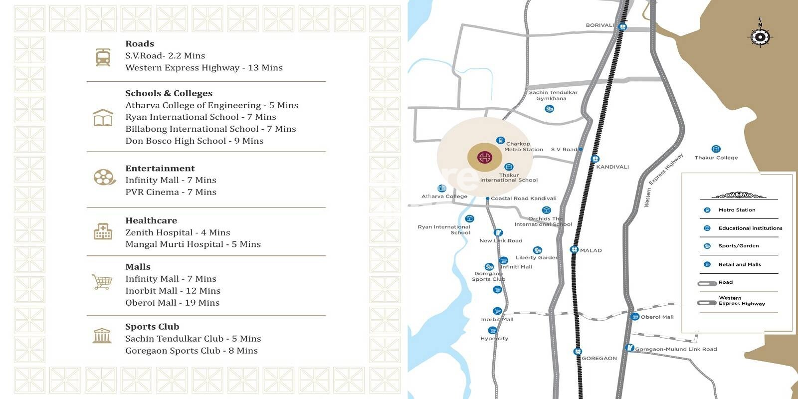 Hiranandani Castalia Kandivali Location Image