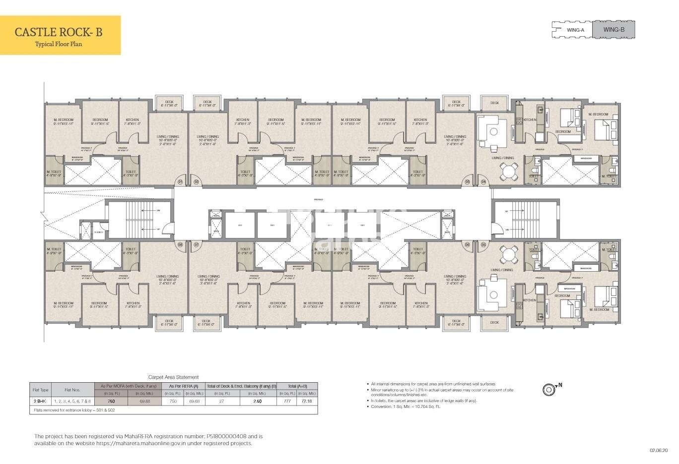 Hiranandani Castle Rock Floor Plans 2