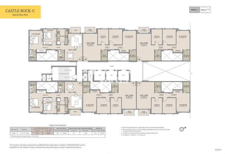 Hiranandani Castle Rock Floor Plans 3