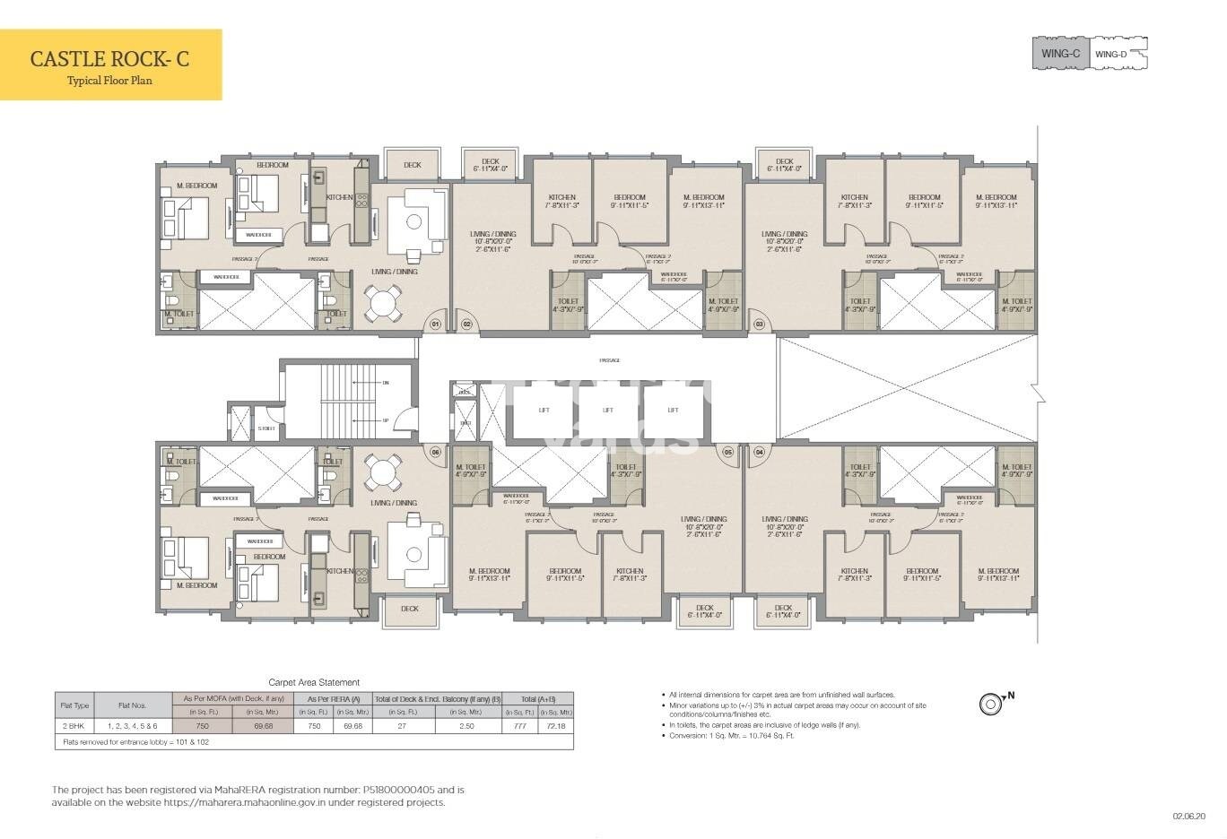 Hiranandani Castle Rock Floor Plans 3
