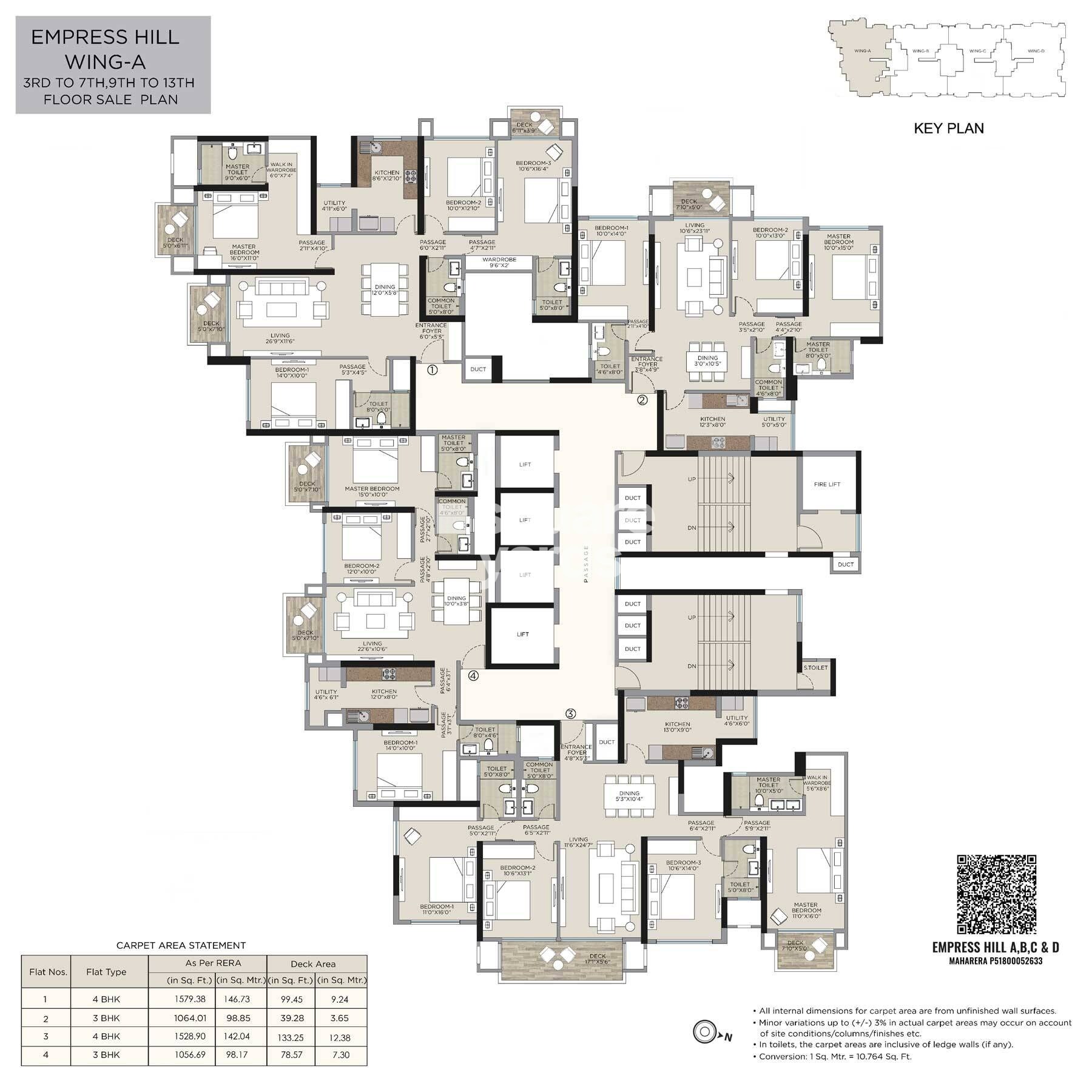 Hiranandani Empress Hill Floor Plans 1