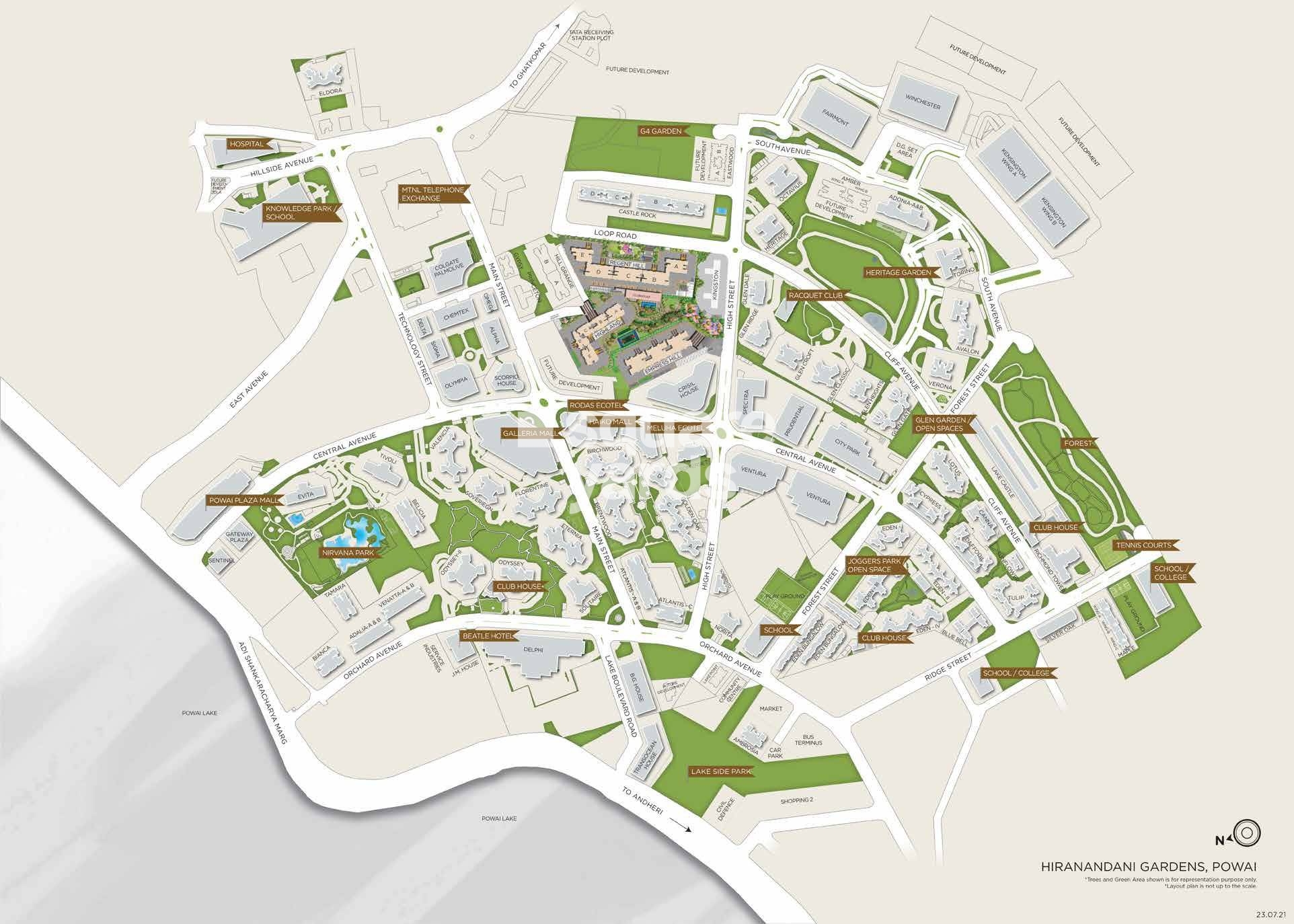 Hiranandani Gardens Lotus Master Plan Image