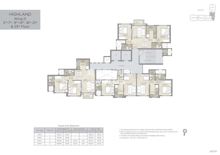 Hiranandani Gardens Floor Plans 4