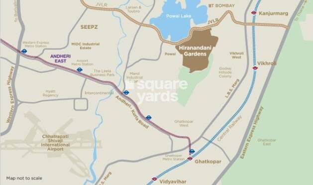 Hiranandani Gardens Richmond Tower Location Image