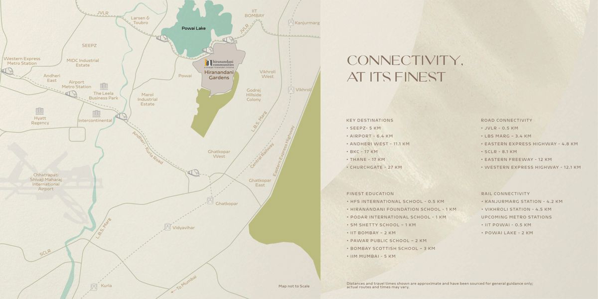Hiranandani Gardens Rockside Location Image