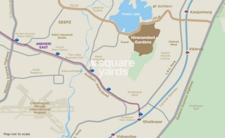 Hiranandani Gardens Torino Location Image