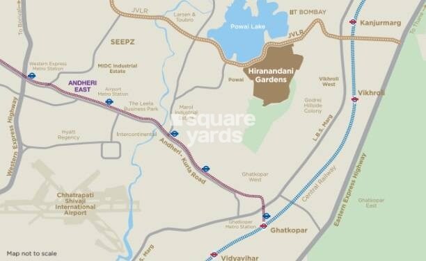 Hiranandani Gardens Torino Location Image