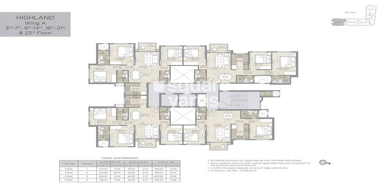 Hiranandani Highland Floor Plans 1