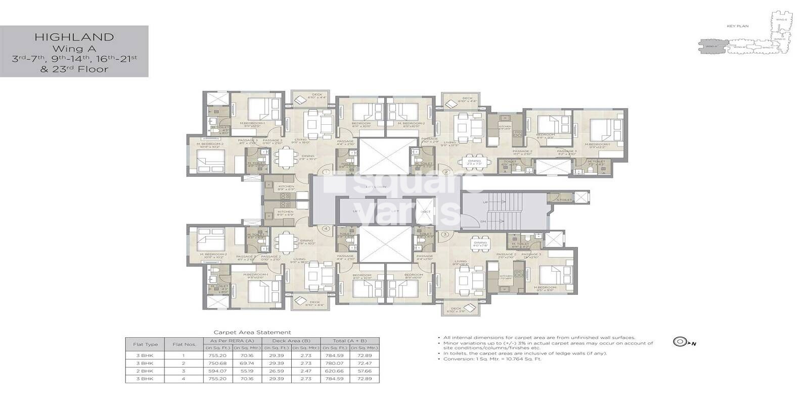 Hiranandani Highland Floor Plans 1