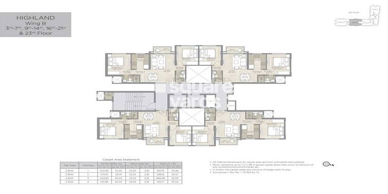 Hiranandani Highland Floor Plans 2