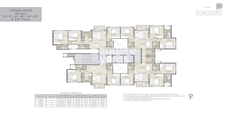 Hiranandani Highland Floor Plans 5