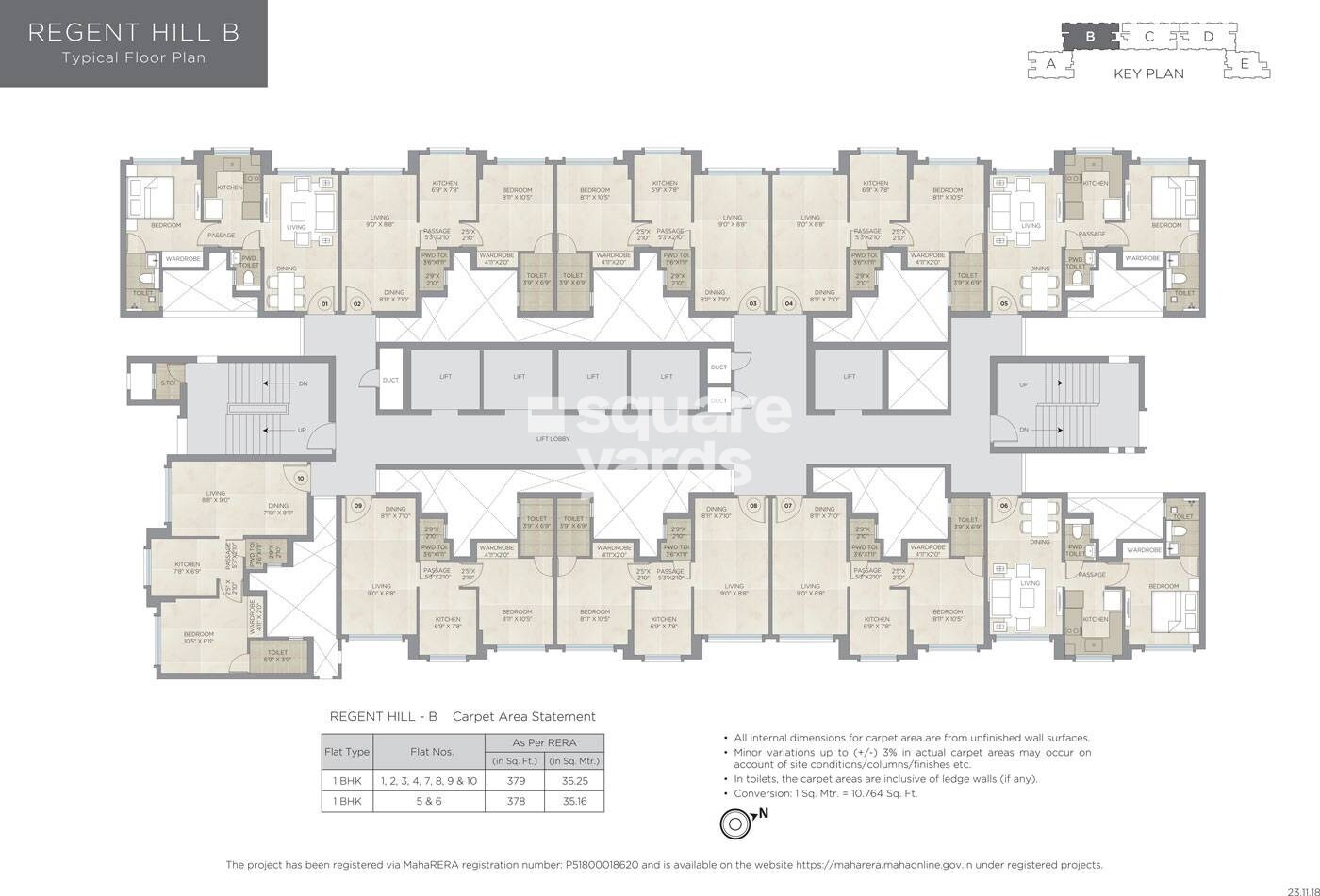 Hiranandani Regent Hill Floor Plans 1