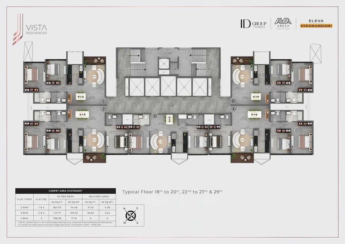 Hiranandani Vista Residences Floor Plans 2