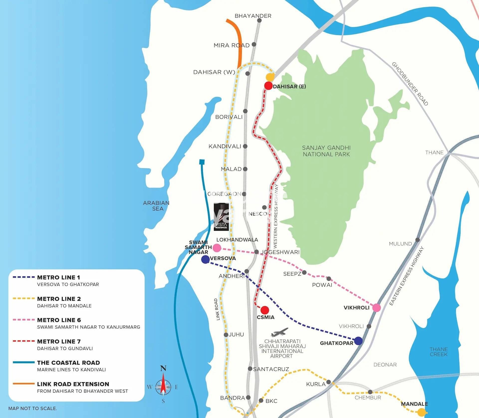 Hiranandani Vista Residences Location Image