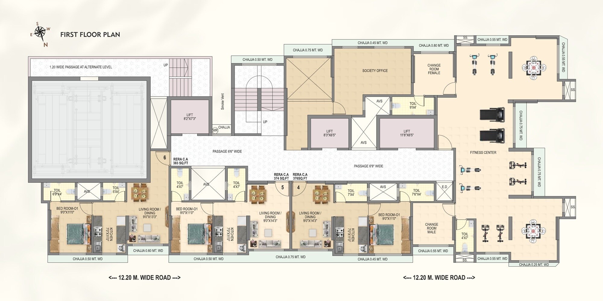 Hirani Om Sukhkarta Heights Floor Plans 1