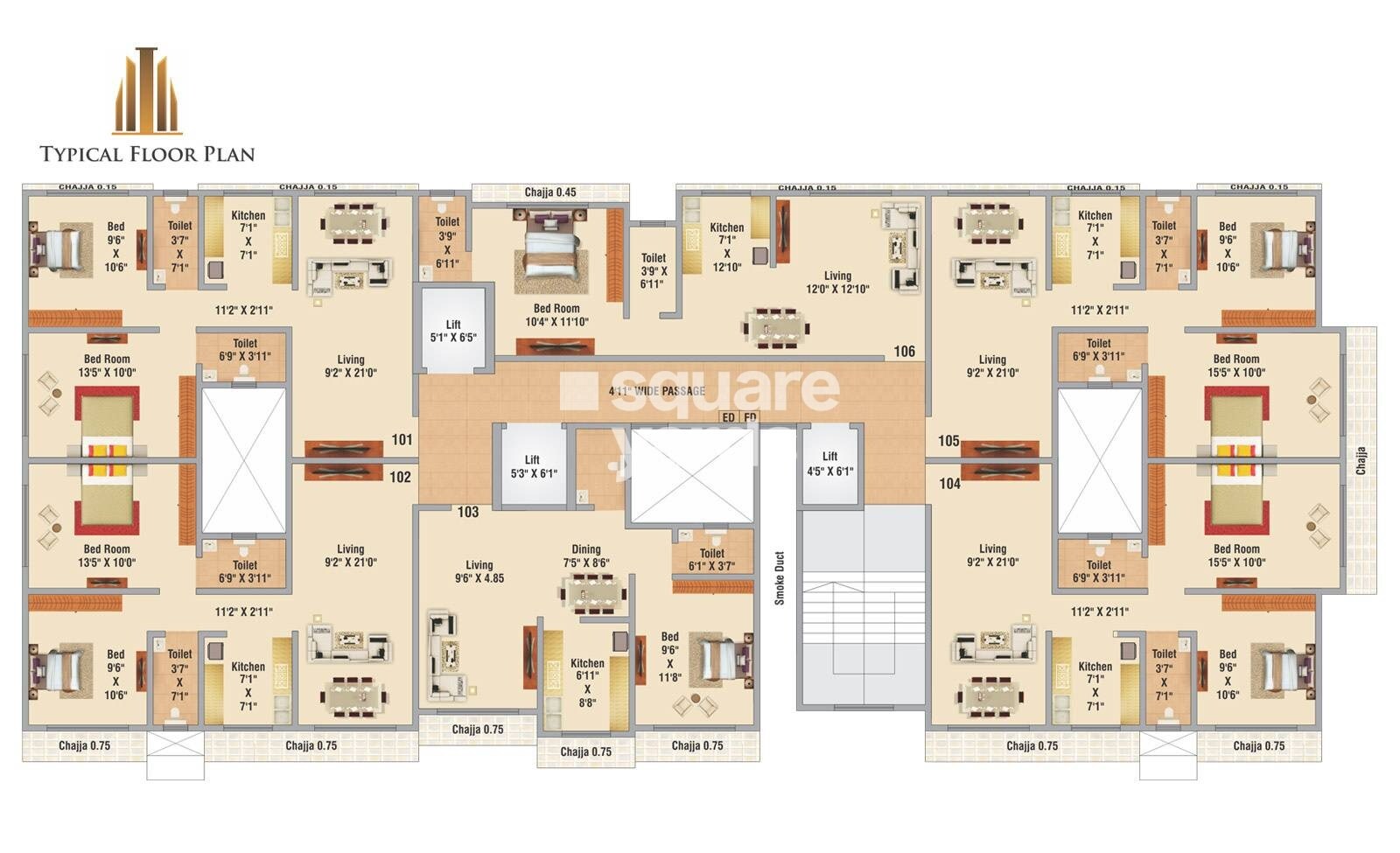 Hirani Sagar CHS Floor Plans
