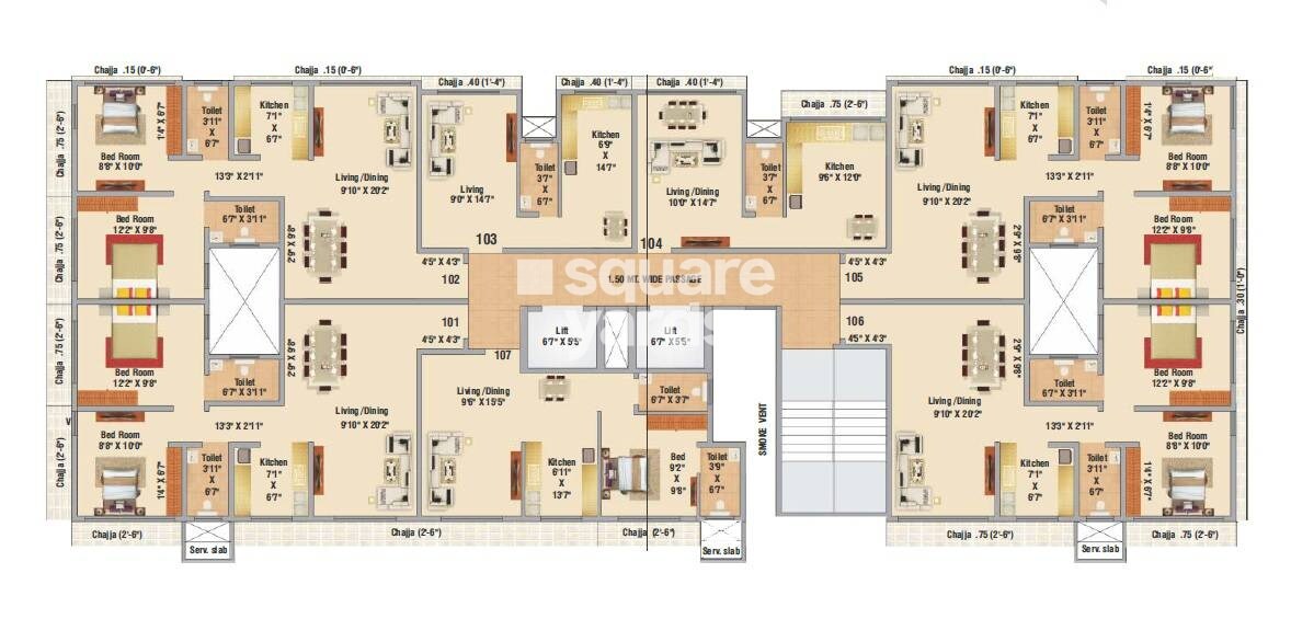Hirani Samruddhi Elegance Floor Plans