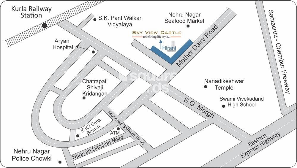 Hirani Skyview Castle Location Image