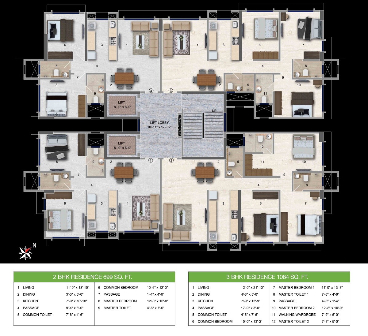 Horizon Atulya Floor Plans