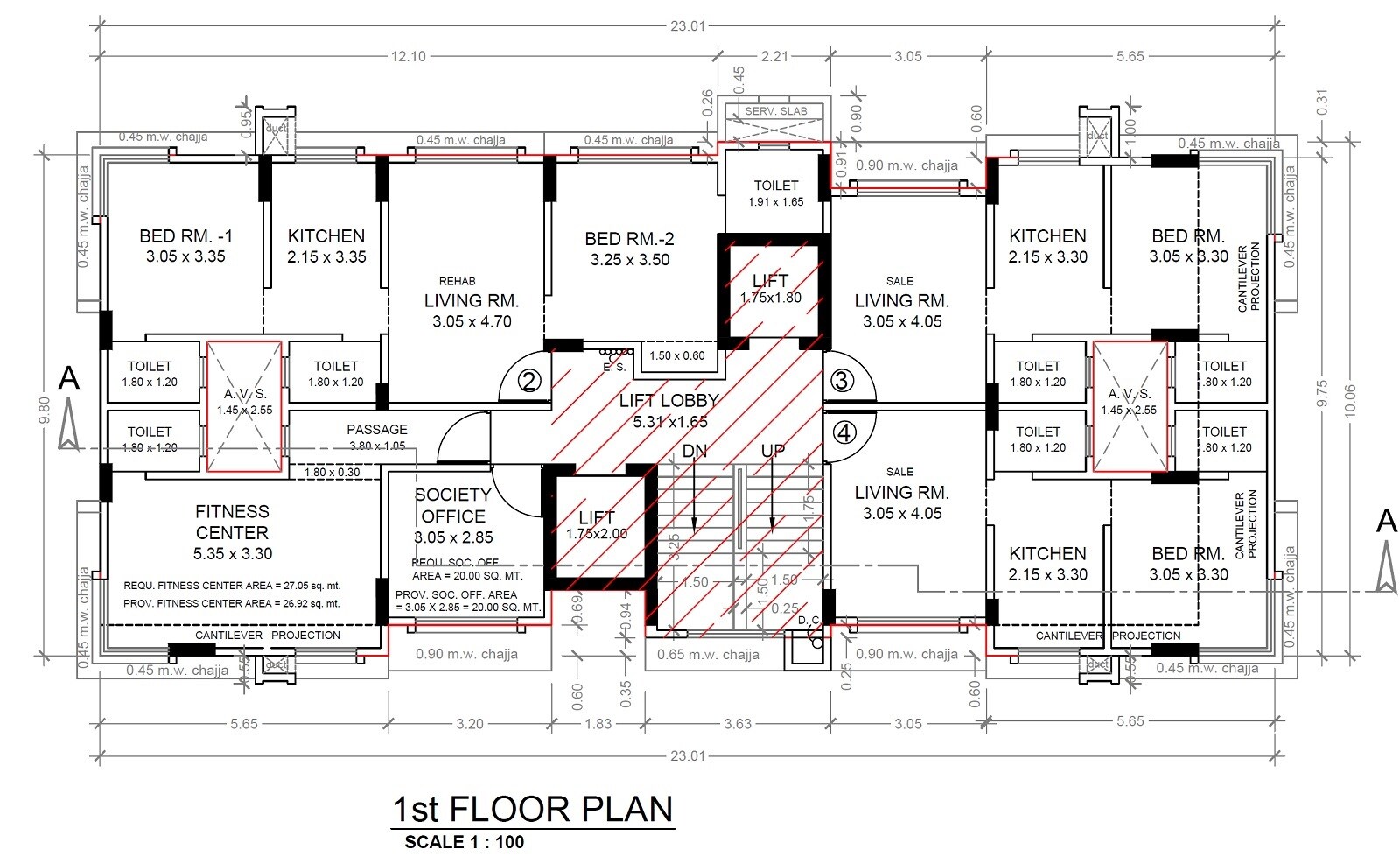 House Code Chitrakut CHS Floor Plans