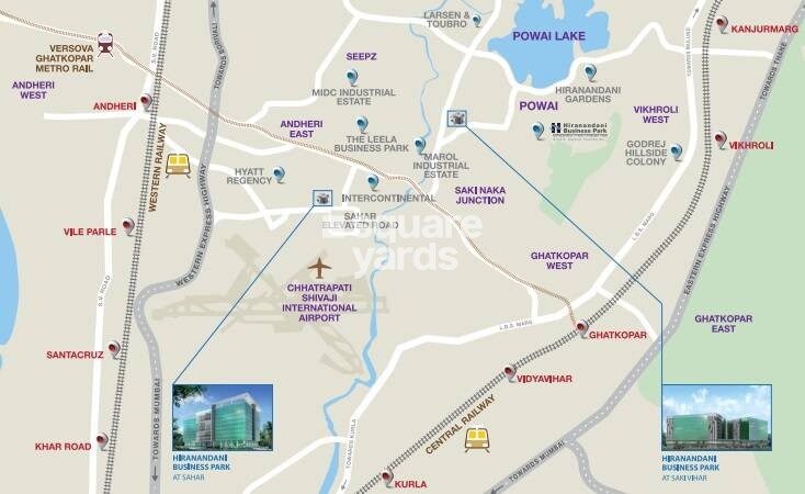 House Of Hiranandani Fulcrum Location Image