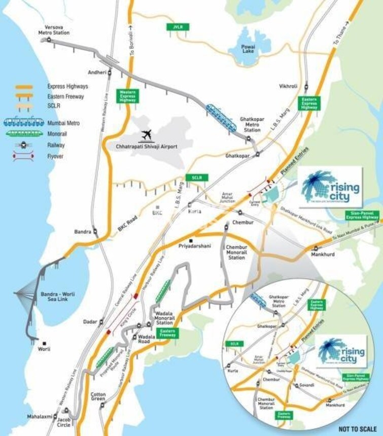 Hubtown Rising City Location Image