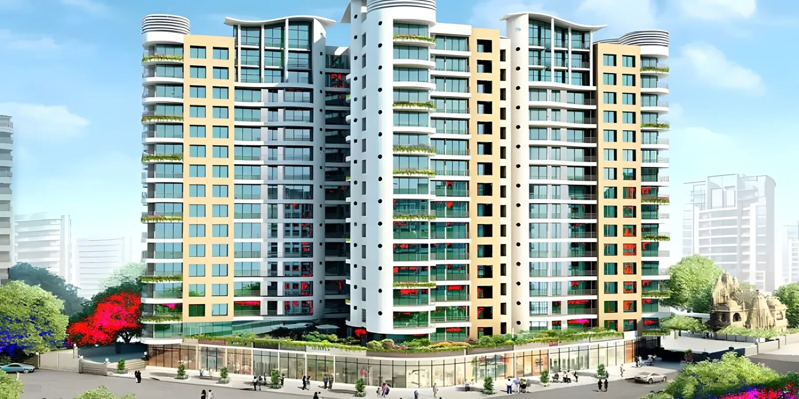 Hubtown Serene residential project in Bandra East