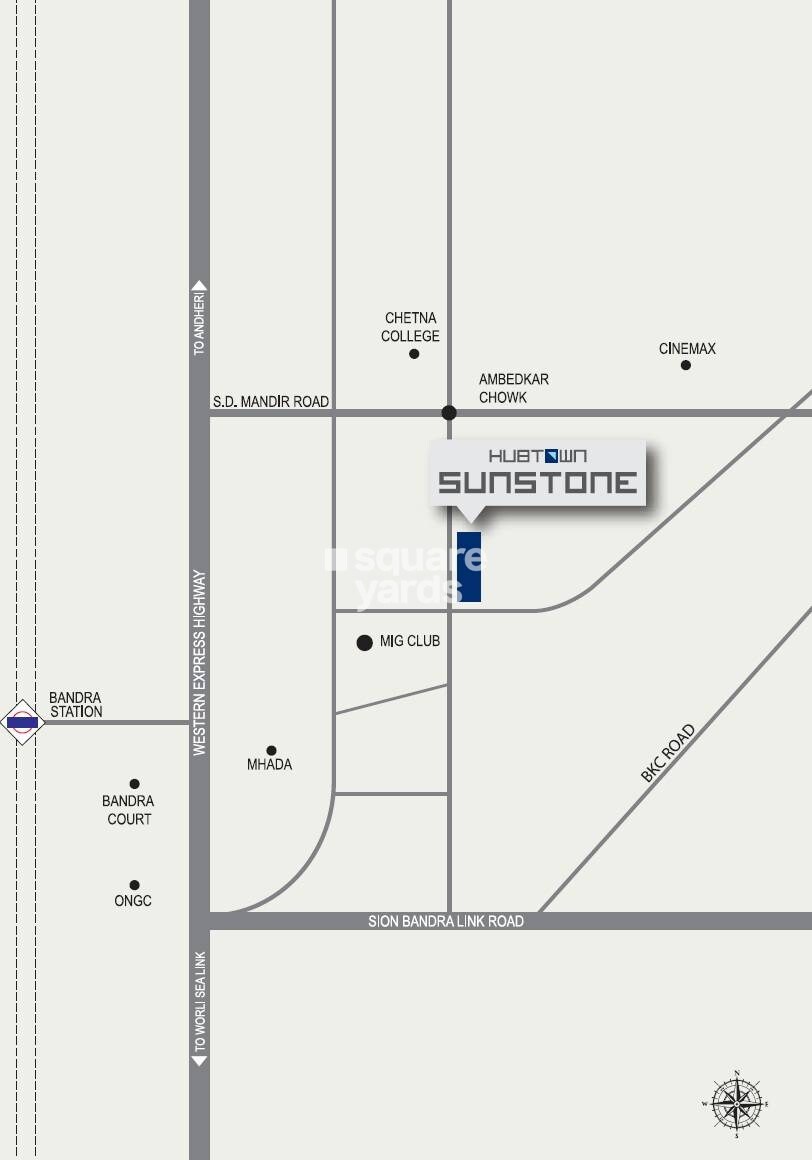 Hubtown Sunstone Location Image