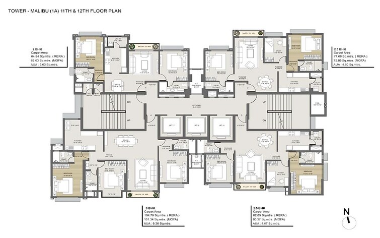 Hubtown The Premiere Floor Plans 1