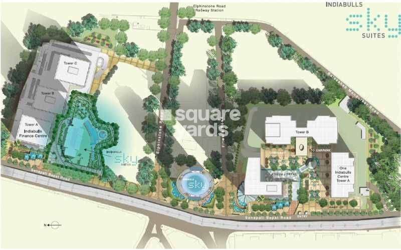 indiabulls sky suites project master plan image1