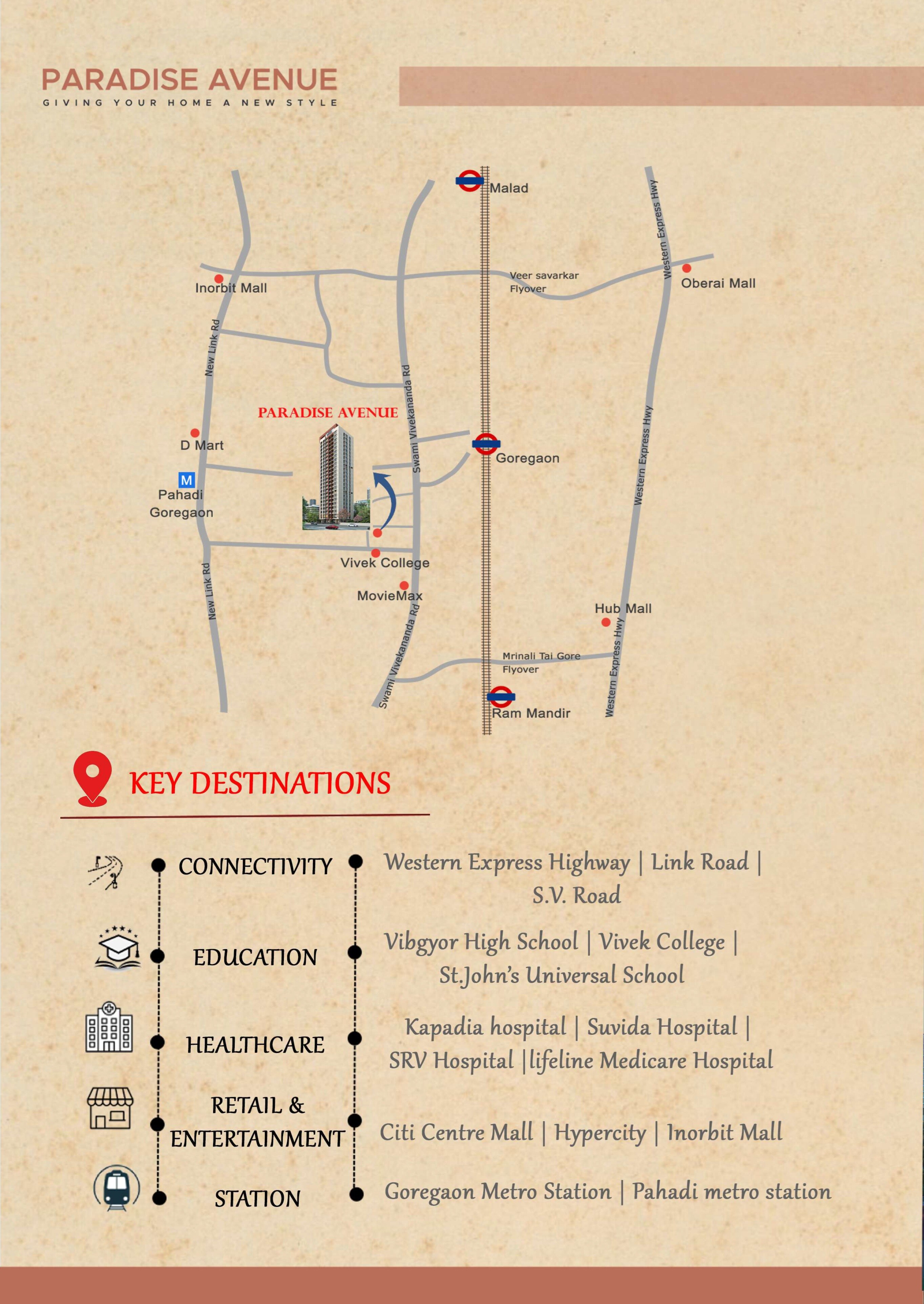 Infinity Paradise CHS Location Image