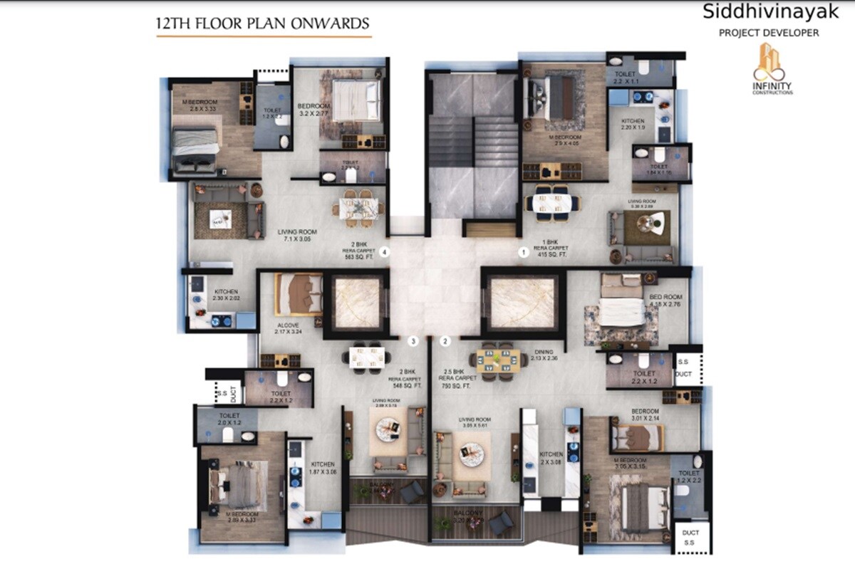 Infinity Siddhivinayak CHS Floor Plans 2