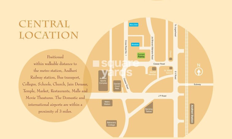 Interintel Gurnani Palms Location Image