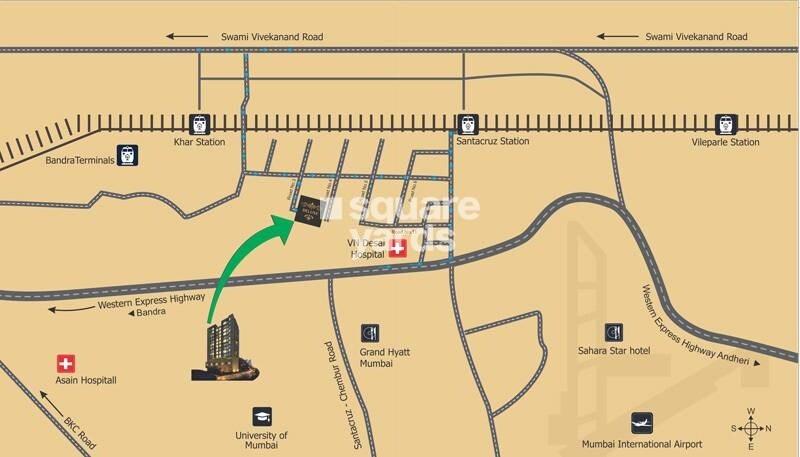 Jade Deluxe Apartments Location Image