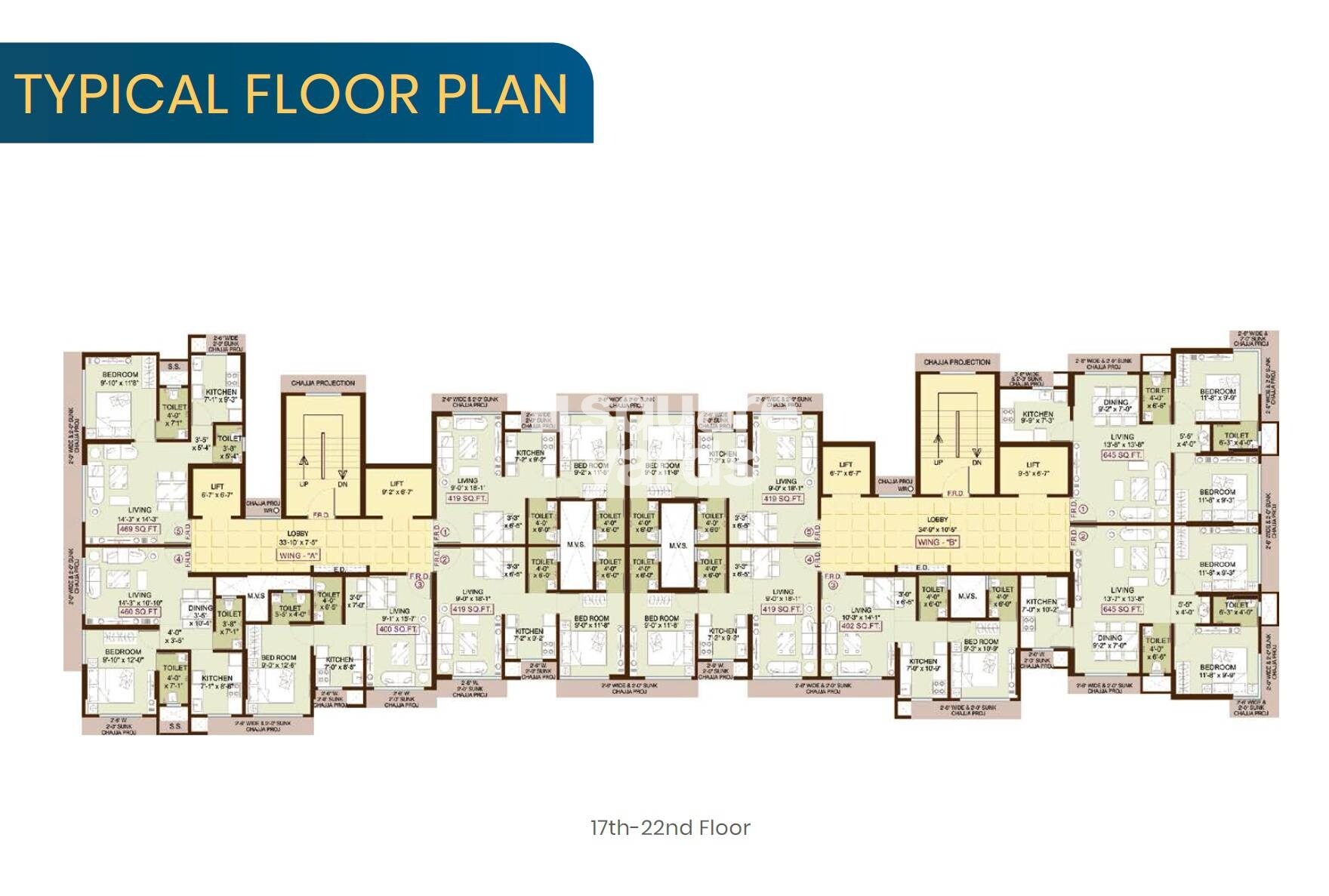 Jadeite Charkop Nandanvan CHS Floor Plans