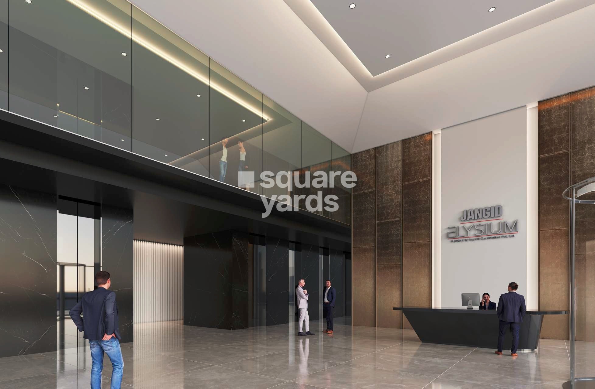 Jangid Elysium Lift Lobby Image