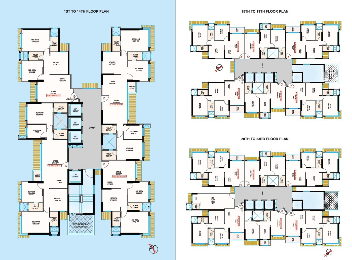 Je and Vee Madhuban Floor Plans