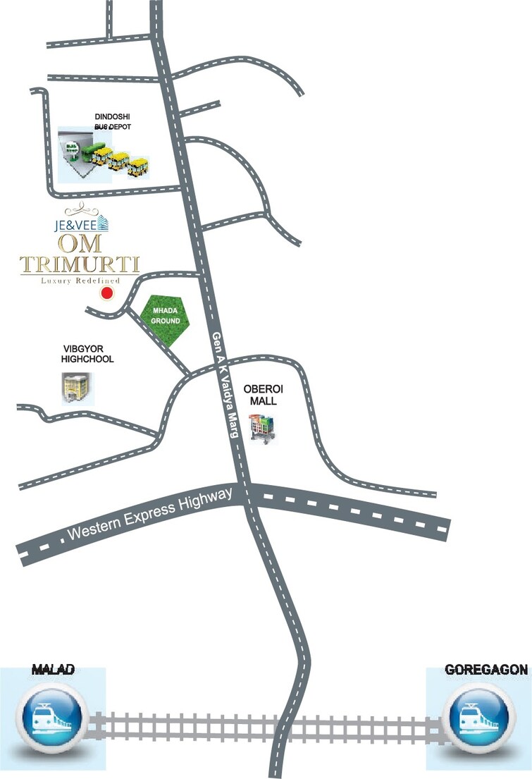 Je And Vee Om Trimurti Location Image