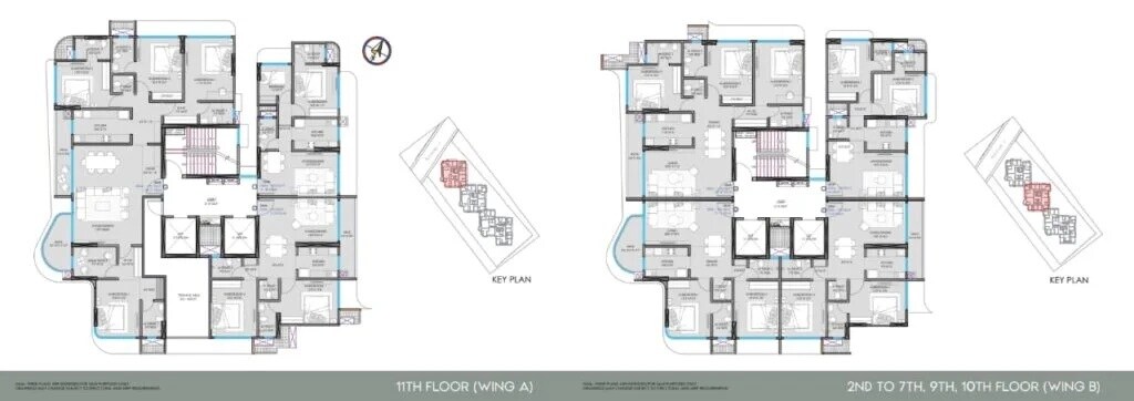 Jet Trinity Towers Floor Plans