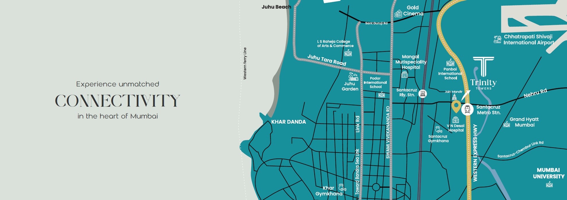 Jet Trinity Towers Location Image