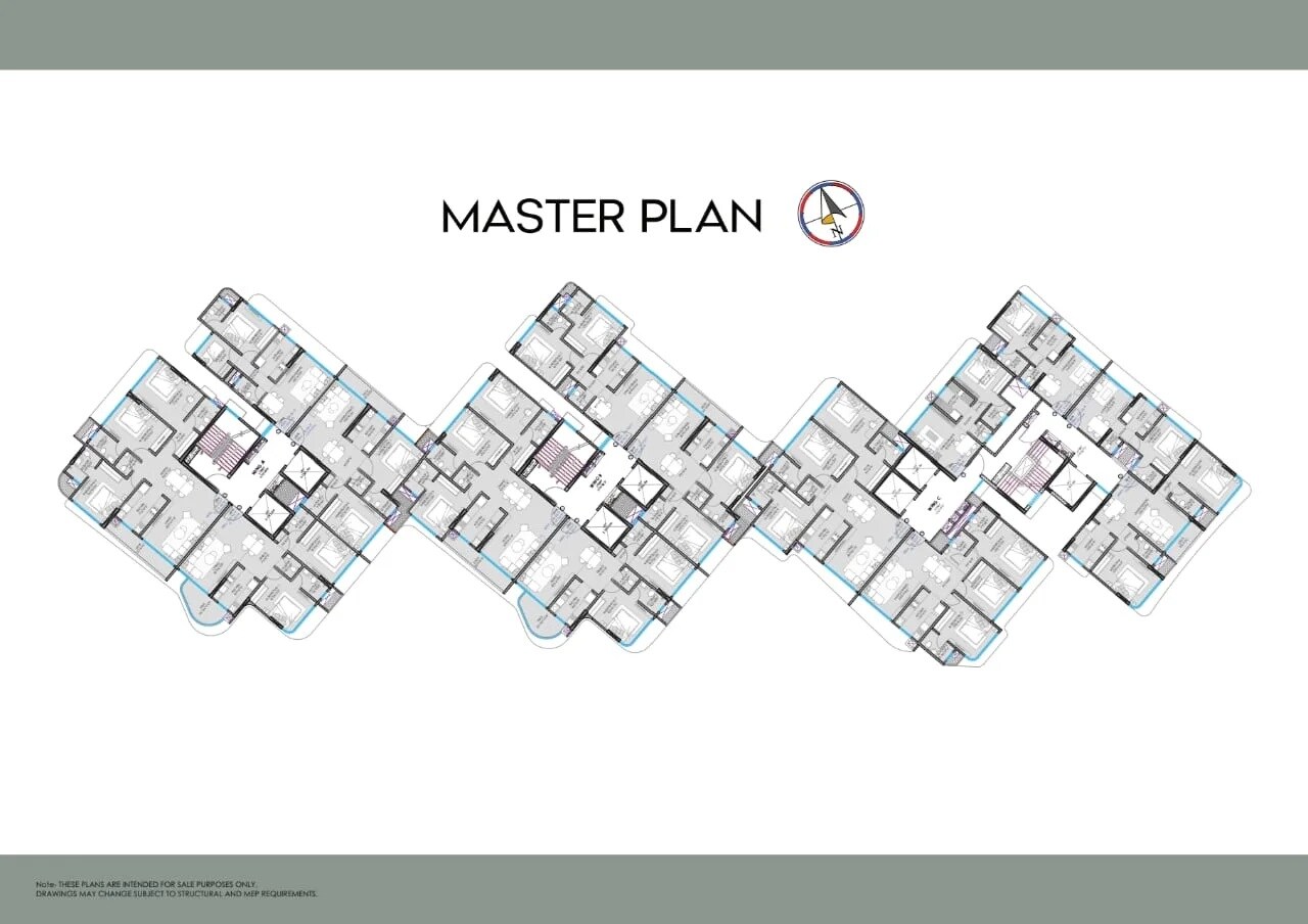 Jet Trinity Towers Master Plan Image
