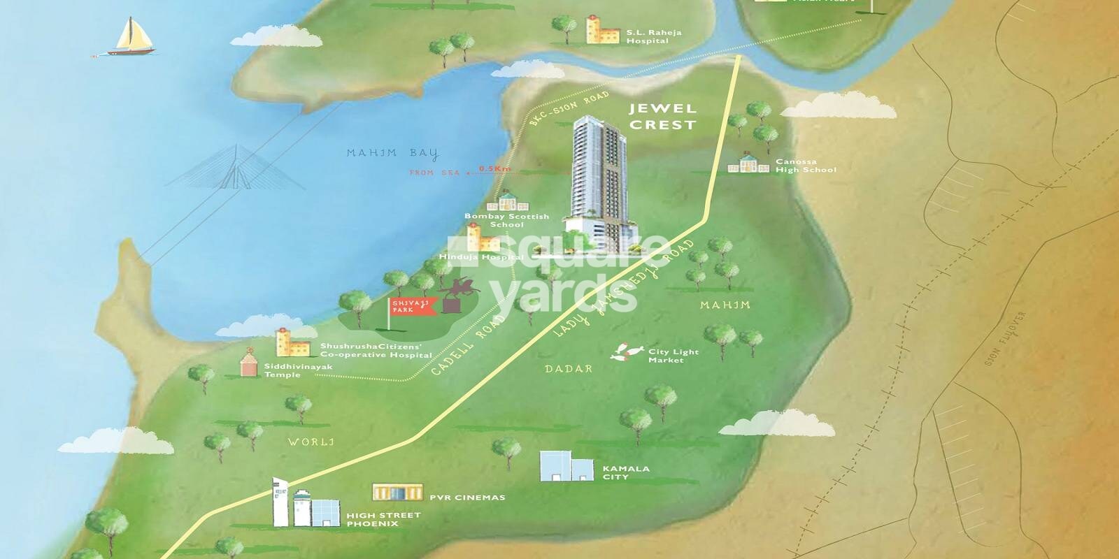 Jewel Crest Location Image