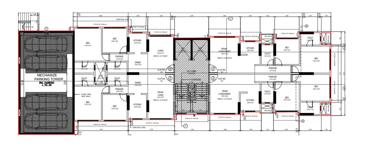 JMB Gulmarg Prive Floor Plans