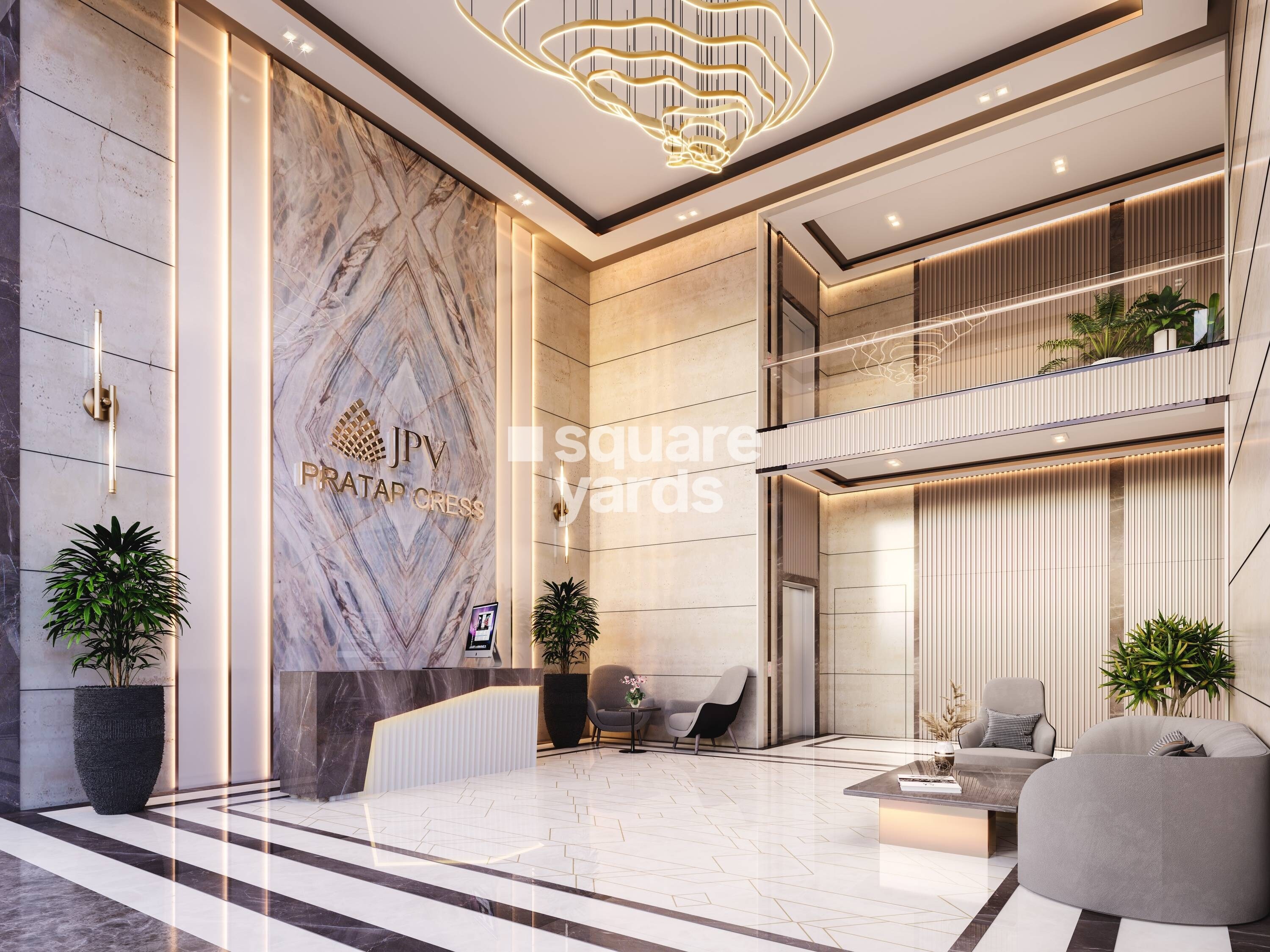 JPV Pratap Cress Lift Lobby Image