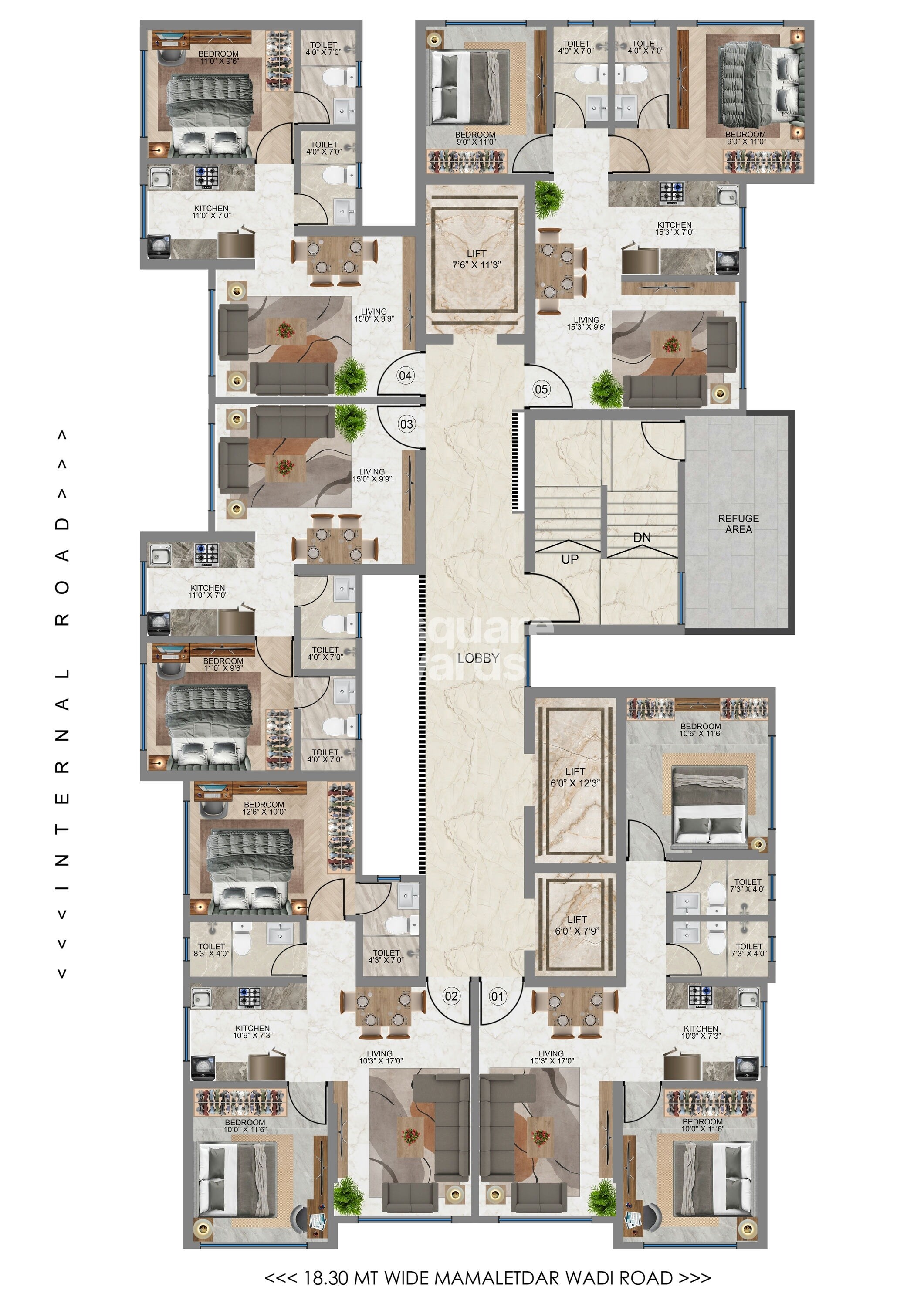 JPV Pratap Liberty One Floor Plans 1